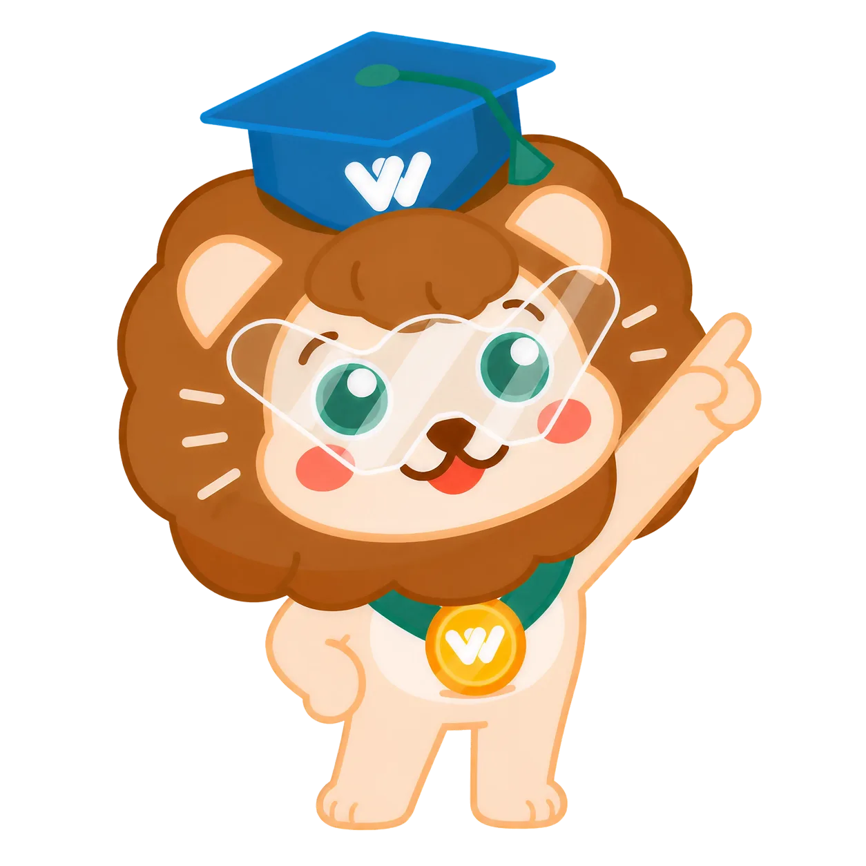 Winny มาสคอตสิงโตชี้ชวนดูวิดีโอ