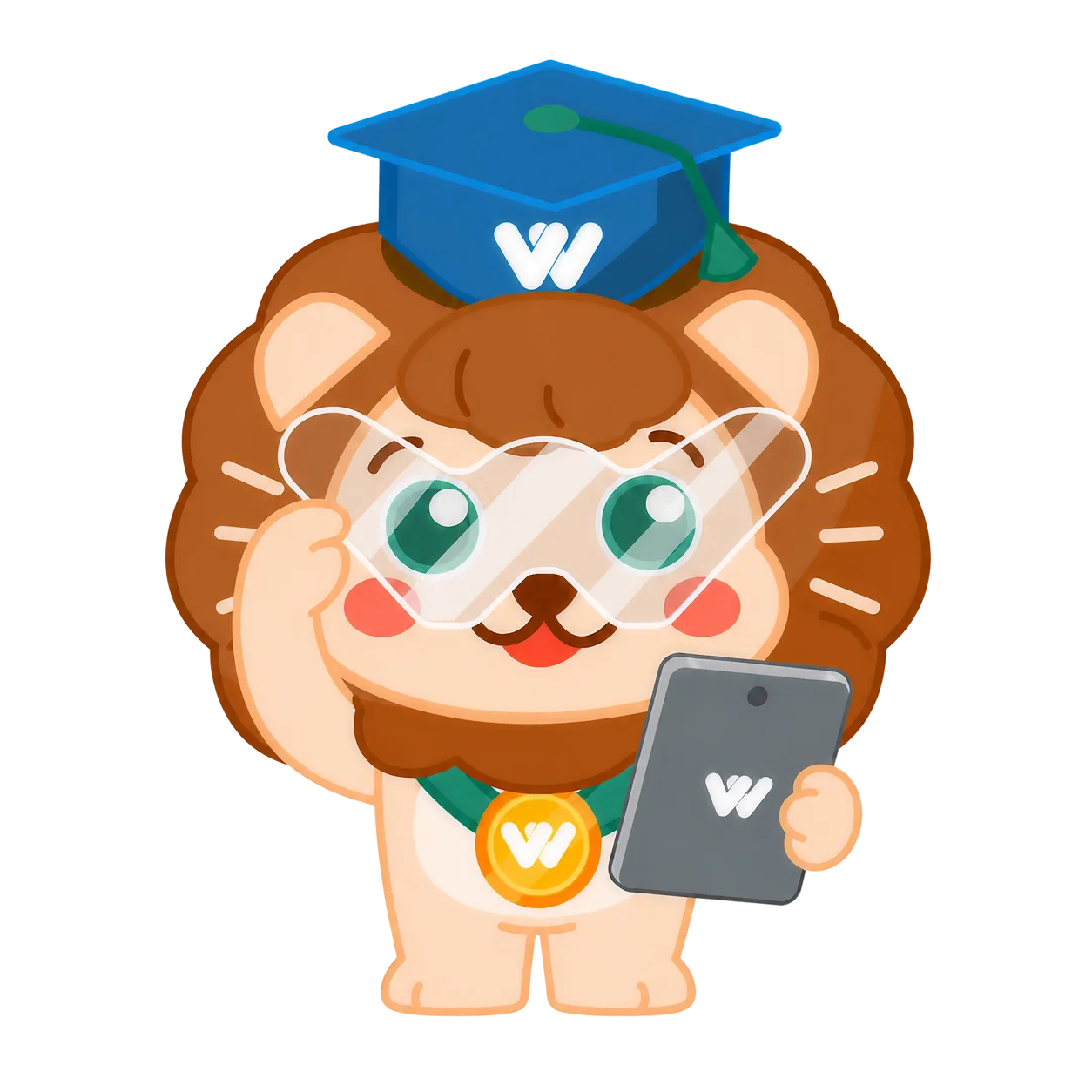 Winny ถือแท็บเล็ต